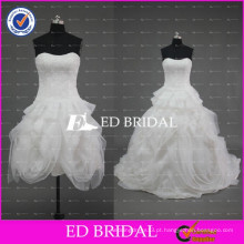 ED Bridal New Designs Sweetheart Lace Bodice Ball Gown Vestidos de casamento com saia destacável